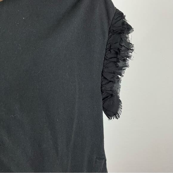 Current/Elliott The Recrafted Ruffle Top - Picture 6 of 9